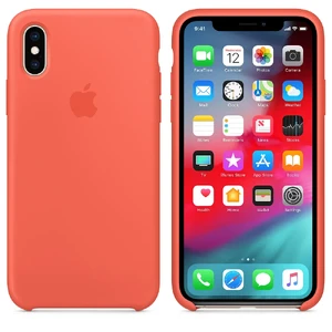 Силиконовый чехол iLoungeMax Silicone Case Nectarine для iPhone X | XS OEM (MTFA2) - Фото 2