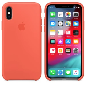 Силиконовый чехол iLoungeMax Silicone Case Nectarine для iPhone X | XS OEM (MTFA2) - Фото 4