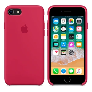 Силиконовый чехол iLoungeMax Silicone Case Rose Red для iPhone SE 3 | SE 2 | 8 | 7 OEM (MQGT2) - Фото 3