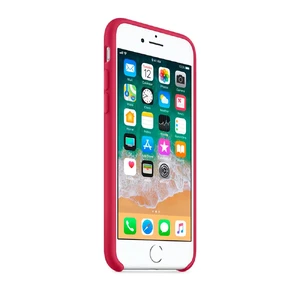 Силиконовый чехол iLoungeMax Silicone Case Rose Red для iPhone SE 3 | SE 2 | 8 | 7 OEM (MQGT2) - Фото 4