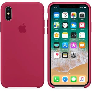 Силиконовый чехол iLoungeMax Silicone Case Rose Red для iPhone X | XS OEM - Фото 2