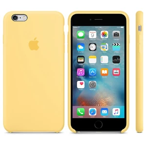 Силиконовый чехол iLoungeMax Silicone Case Yellow для iPhone 6 Plus | 6s Plus OEM (MM6H2) - Фото 4