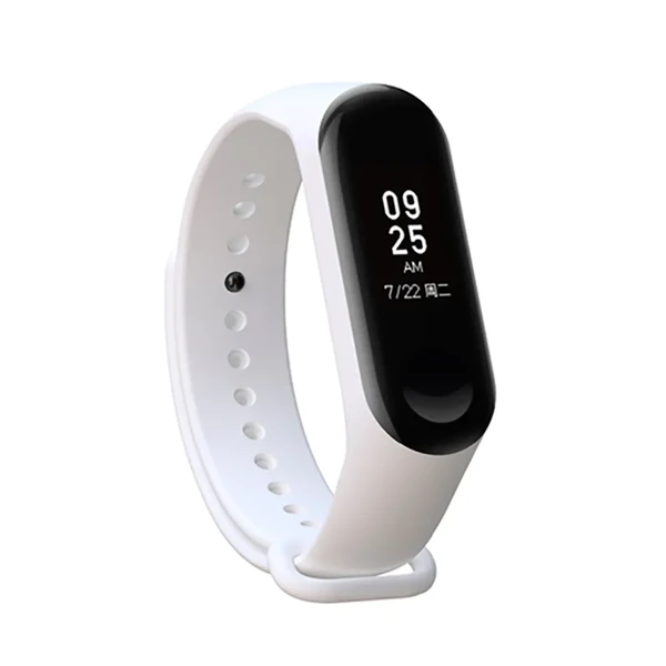 Силіконовий ремінець iLoungeMax для фітнес-браслета Xiaomi Mi Band 3 | 4 White в Ужгороді