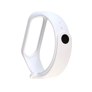 Силіконовий ремінець iLoungeMax для фітнес-браслета Xiaomi Mi Band 3 | 4 White - Фото 3