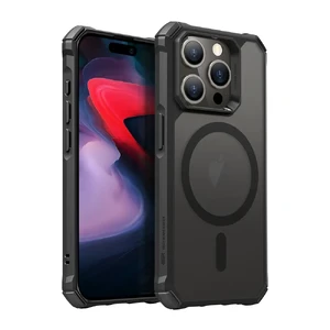 Силиконовый чехол с MagSafe ESR Air Armor HaloLock Frosted Black для iPhone 15 Pro - Фото 2