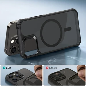 Силиконовый чехол с MagSafe ESR Air Armor HaloLock Frosted Black для iPhone 15 Plus - Фото 6