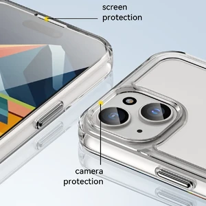 Прозрачный силиконовый чехол iLoungeMax Crystal TPU для iPhone 15 - Фото 5