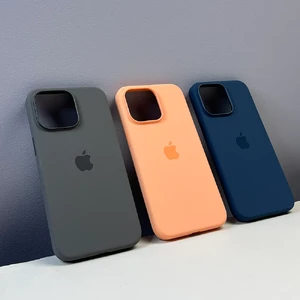 Силиконовый чехол iLoungeMax Silicone Case c MagSafe Storm Blue для iPhone 15 Pro Max OEM - Фото 4