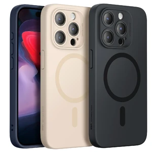 Силіконовий чохол з MagSafe ESR Cloud Soft Case Halolock Light Tan для iPhone 15 Pro - Фото 2