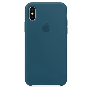 Силиконовый чехол Apple Silicone Case Cosmos Blue (MR6G2) для iPhone X MR6G2 - Фото 1