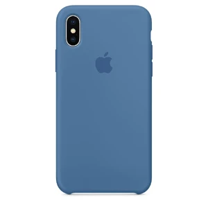 Силіконовий чохол Apple Silicone Case Denim Blue (MRG22) для iPhone X MRG22 - Фото 1