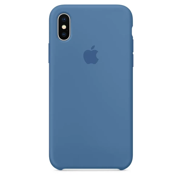 Силиконовый чехол Apple Silicone Case Denim Blue (MRG22) для iPhone X в Виннице