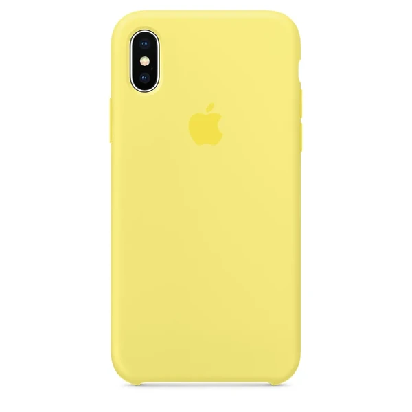 Силіконовий чохол Apple Silicone Case Lemonade (MRG32) для iPhone X у Миколаєві