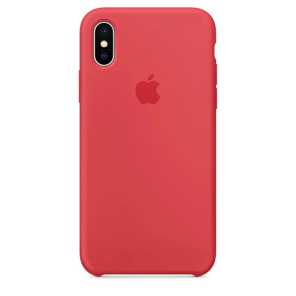 Силіконовий чохол Apple Silicone Case Red Raspberry (MRG12) для iPhone X