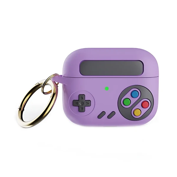 Силіконовий чохол для AirPods 3 з кільцем | iLoungeMax 3D Game Console Purple в Івано-Франківську