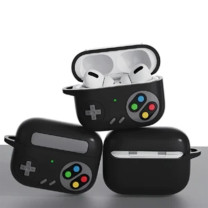 Силиконовый чехол для AirPods Pro 2 | Pro с кольцом | iLoungeMax 3D Game Console Black - Фото 6