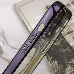 Чохол з MagSafe для iPhone 13 Pro Max із захистом камери | iLoungeMax Stylish Case Dark Purple - Фото 4