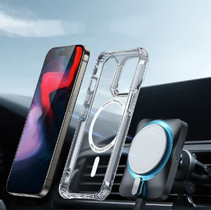 Силіконовий чохол з MagSafe ESR Air Armor HaloLock Clear для iPhone 15 Pro Max - Фото 4