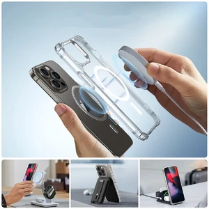 Силиконовый чехол с MagSafe ESR Air Armor HaloLock Clear для iPhone 15 Plus - Фото 4