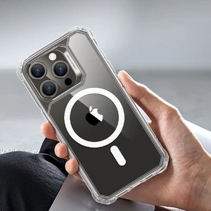 Силіконовий чохол з MagSafe ESR Air Armor HaloLock Clear для iPhone 15 Pro Max - Фото 6