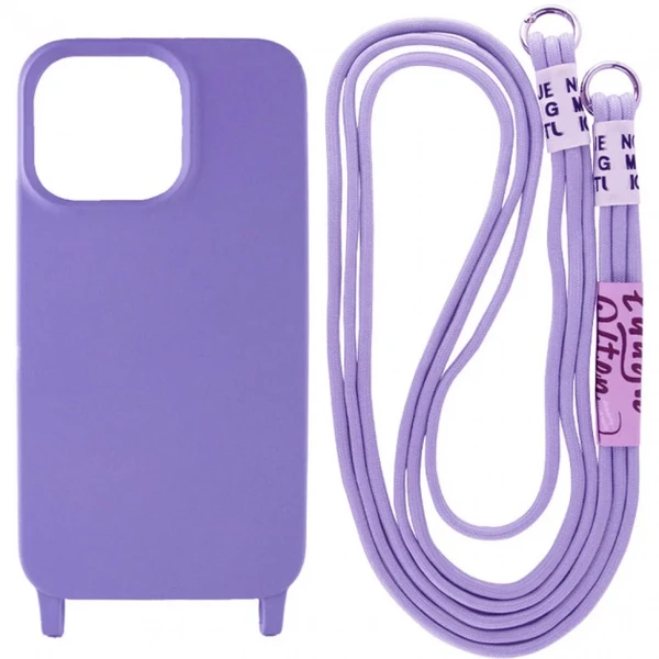 Силіконовий чохол з ремінцем iLoungeMax Crossbody Case Dasheen для iPhone 11
