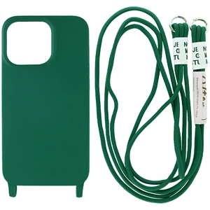 Силиконовый чехол с ремешком iLoungeMax Crossbody Case Green для iPhone 11  - Фото 1