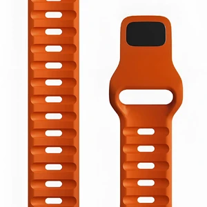 Силиконовый ремешок для Apple Watch Ultra 49mm | 45mm | 44mm | 42mm | iLoungeMax Nomad Sport Band Orange - Фото 9
