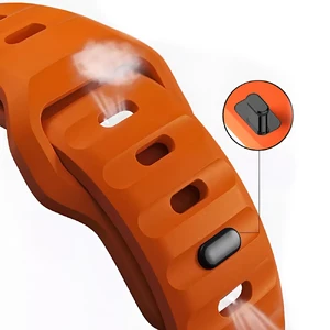 Силиконовый ремешок для Apple Watch Ultra 49mm | 45mm | 44mm | 42mm | iLoungeMax Nomad Sport Band Orange - Фото 8