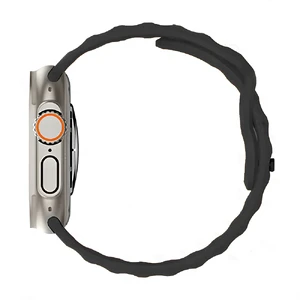 Силиконовый ремешок для Apple Watch Ultra 49mm | 45mm | 44mm | 42mm | iLoungeMax Nomad Sport Band Light Gray - Фото 3