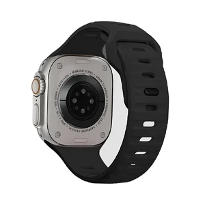 Силиконовый ремешок для Apple Watch Ultra 49mm | 45mm | 44mm | 42mm | iLoungeMax Nomad Sport Band Light Gray - Фото 2