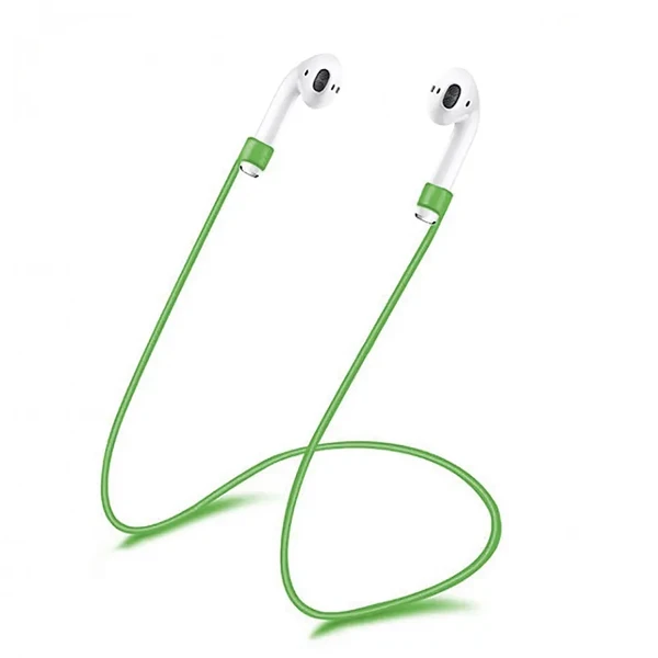 Силіконовий шнурок для навушників iLoungeMax Apple AirPods Green