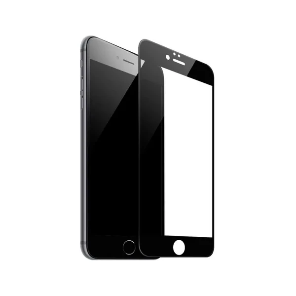 Захисне скло Baseus Silk Screen Printed 0.2mm Black для iPhone 7 Plus | 8 Plus