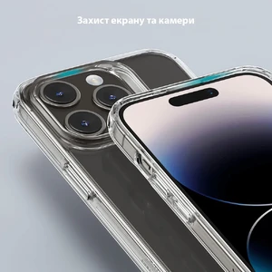 Стеклянный чехол ESR Ice Shield Series 9H Tempered Glass Back Cover Clear для iPhone 15 Pro Max - Фото 4