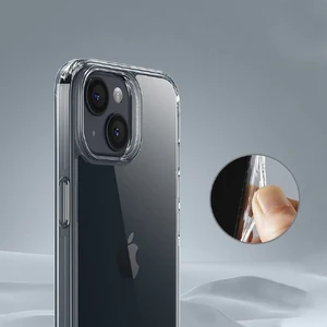 Стеклянный чехол ESR Ice Shield Series 9H Tempered Glass Back Cover Clear для iPhone 15 - Фото 2
