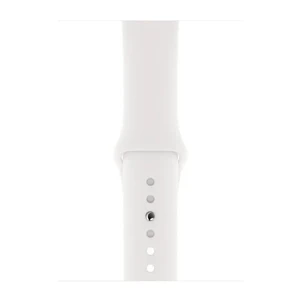 Смарт-часы Apple Watch Series 4 44mm GPS+LTE Stainless Steel Case White Sport Band (MTV22 | MTX02) - Фото 3
