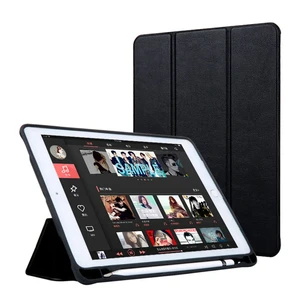 Чохол з тримачем для стилуса iLoungeMax Protective Smart Cover Black для iPad 9.7" (2017 | 2018)