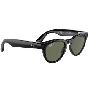 Умные очки Ray-Ban Meta Headliner, Shiny Black / G-15 Green - Фото 2