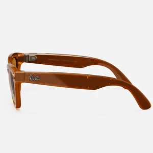 Умные очки Ray-Ban Meta Skyler, Shiny Caramel / Brown - Фото 4
