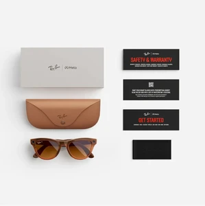 Умные очки Ray-Ban Meta Skyler, Shiny Caramel / Brown - Фото 5