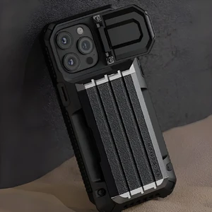 Протиударний чохол-гаманець VRS Design Case Damda Glide Ultimate Black для iPhone 15 Pro - Фото 3