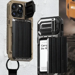 Протиударний чохол-гаманець VRS Design Case Damda Glide Ultimate Black для iPhone 15 Pro - Фото 5