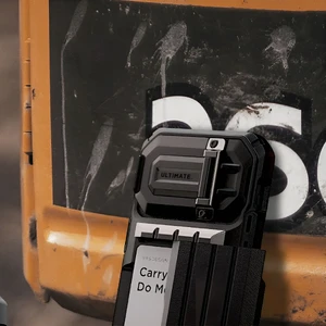 Протиударний чохол-гаманець VRS Design Case Damda Glide Ultimate Black для iPhone 15 Pro - Фото 6