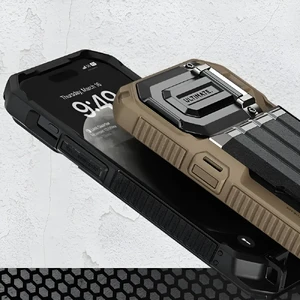 Протиударний чохол-гаманець VRS Design Case Damda Glide Ultimate Black для iPhone 15 Pro - Фото 7