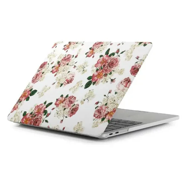 Пластиковий чохол iLoungeMax Soft Touch Matte Flowers для MacBook Pro 15" (2016-2019) у Житомирі
