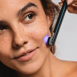 Лазерная ручка для ухода за кожей SolaWave Blue Light Wand + сыворотка - Фото 4