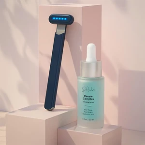 Лазерная ручка для ухода за кожей SolaWave Blue Light Wand + сыворотка - Фото 3