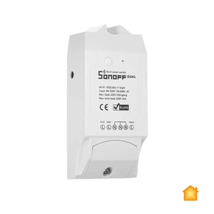 Умное Wi-Fi реле Sonoff Dual R2 Homekit  - Фото 1