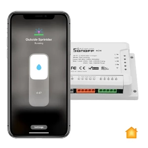 Контролер для системи автоматичного поливу на 4 зони HomeKit Sonoff