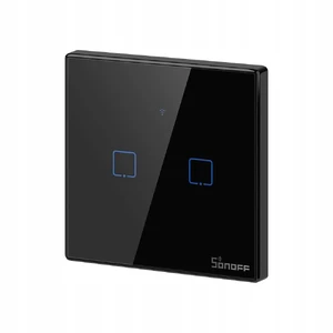 Черный умный выключатель HomeKit Sonoff TX T3EU2C (2 канала) - Фото 3