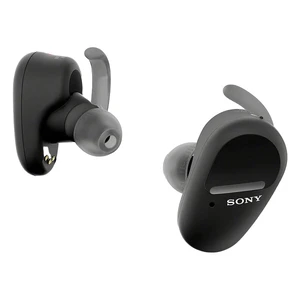 Бездротові Bluetooth навушники Sony WF-SP800N Black - Фото 2